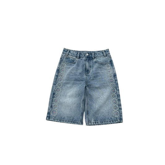 Blue Infinity Orbit Jorts